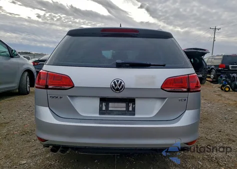 2015 Volkswagen Golf Sportwagen Tdi S from USA, damaged, VIN 3VWCA7AU2FM509093